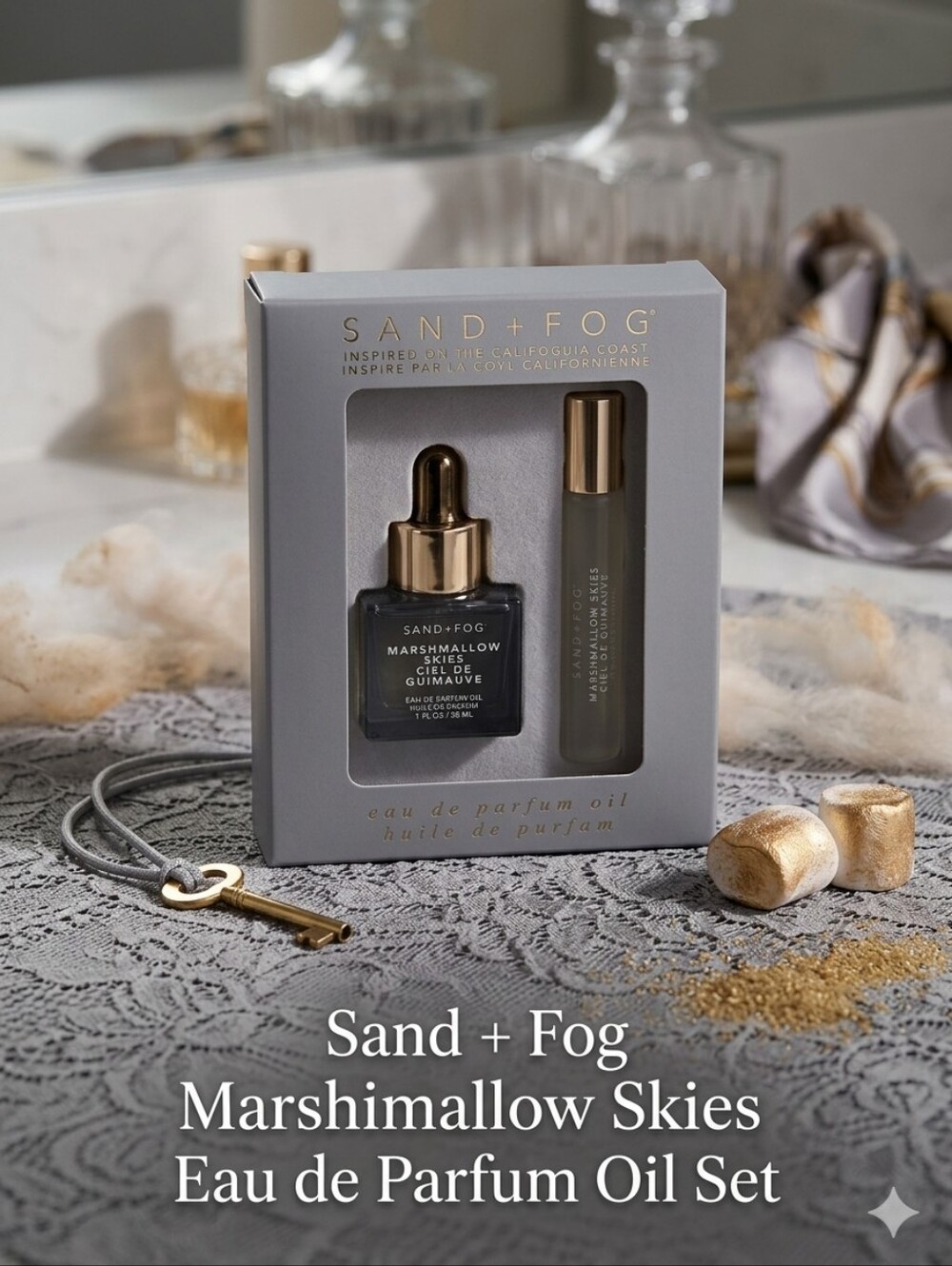 Sand + Fog Marshmallow Skies Eau de Parfum Oil Set